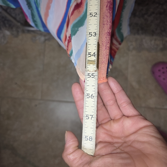 Candies Maxi Dress Womens L‎ Colorful Striped Summer Pool Slip Y2K Boho - Picture 14 of 14